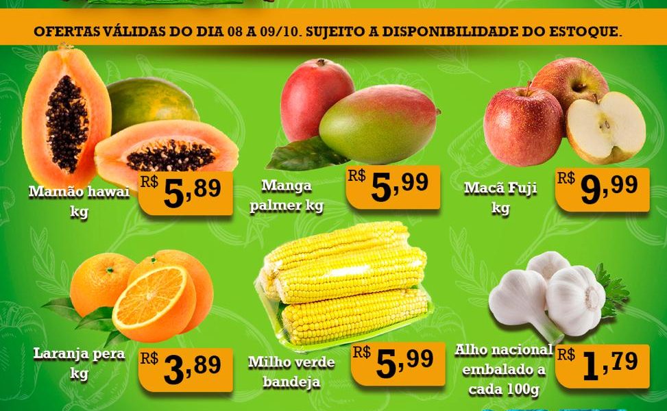 Hortifruti do Mercado Central nesta quarta e quinta feira
