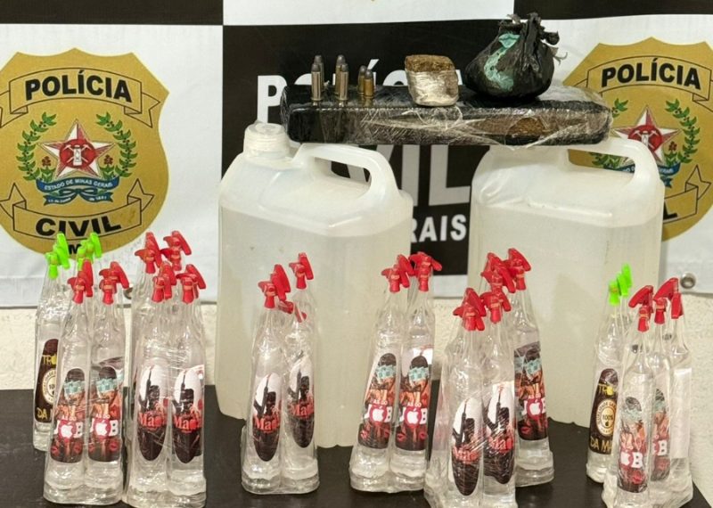 PCMG apreende adolescente com lança-perfume, maconha e munições em Juiz de Fora