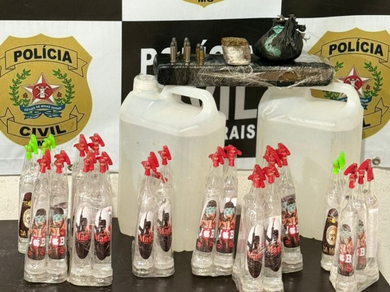 PCMG apreende adolescente com lança-perfume, maconha e munições em Juiz de Fora