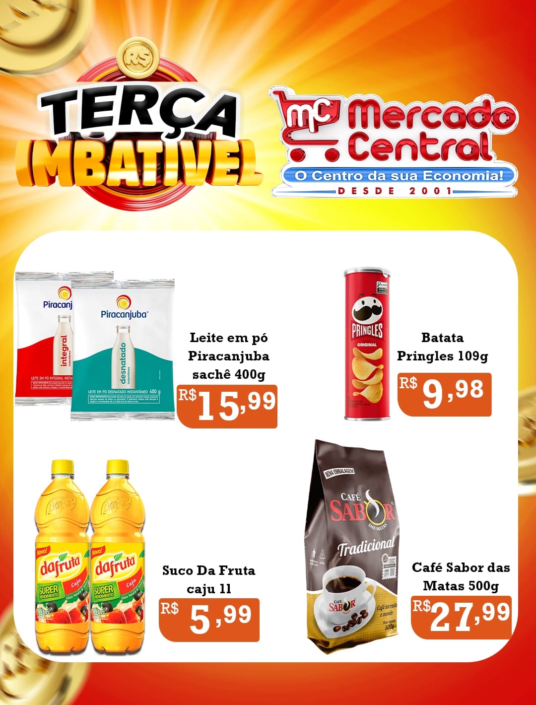 Terça Imbatível no Mercado Central de Miradouro