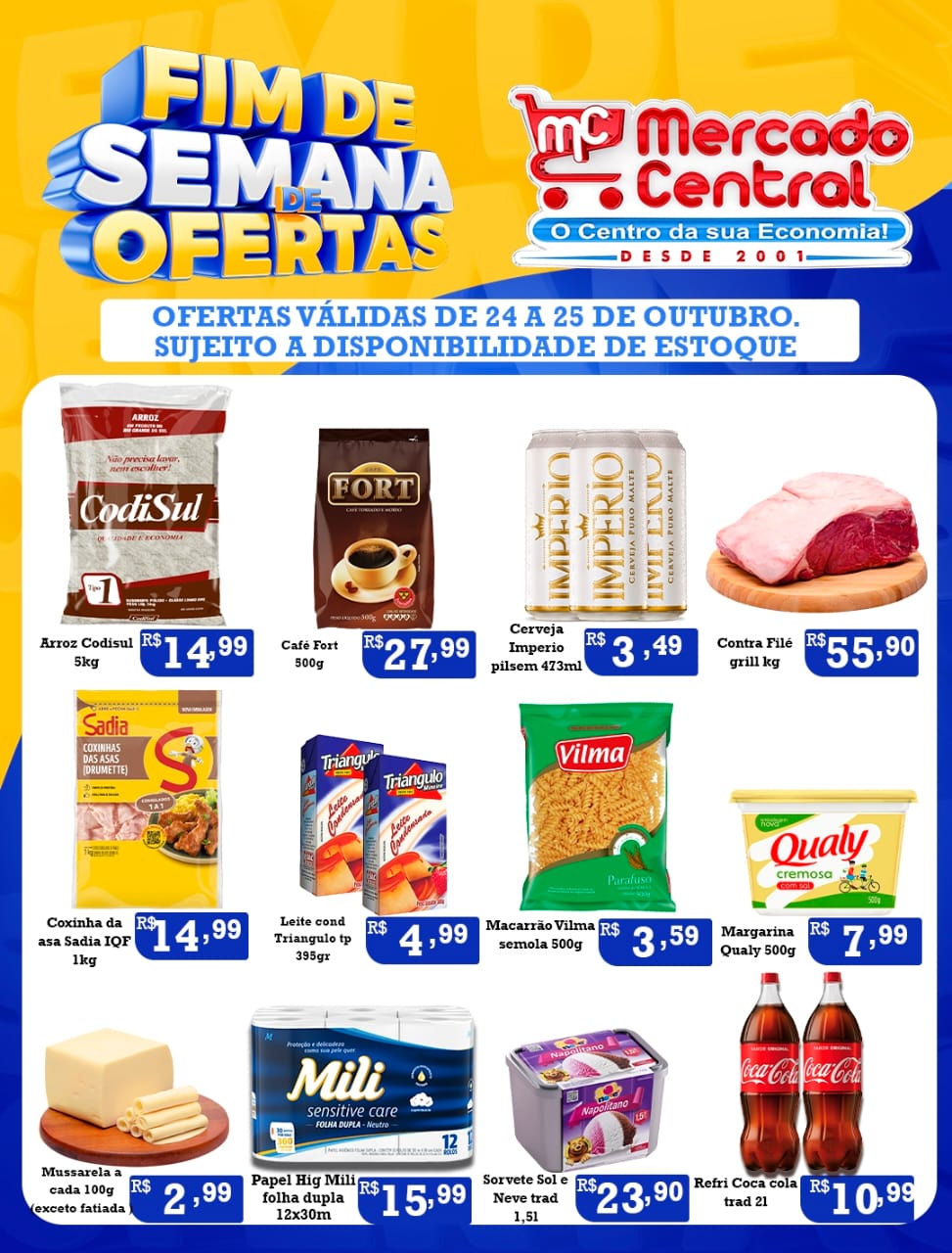 Fim de semana de ofertas no Mercado Central de Miradouro