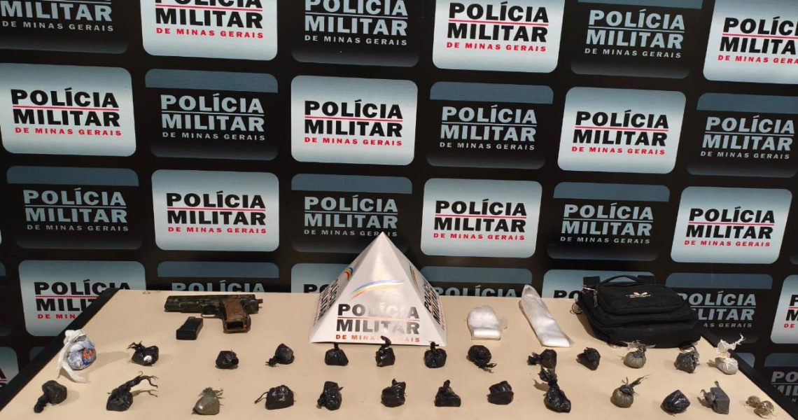 PMMG realiza prisão por tráfico de drogas em Carangola Mg