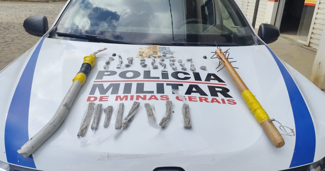 PMMG prende indivíduo por tráfico de drogas em Vieiras Mg