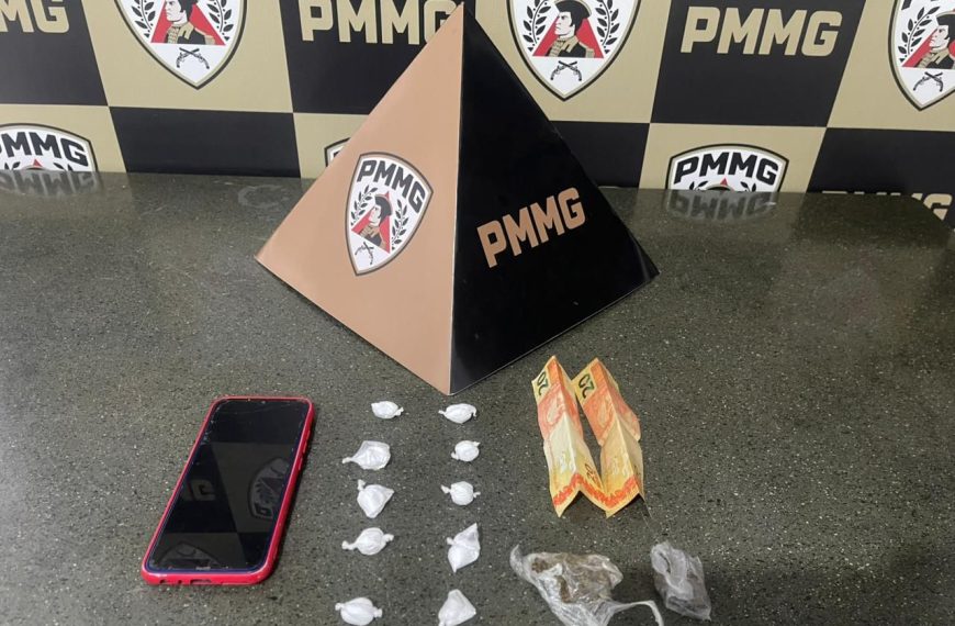 PM prende indivíduo por tráfico de drogas em Fervedouro Mg
