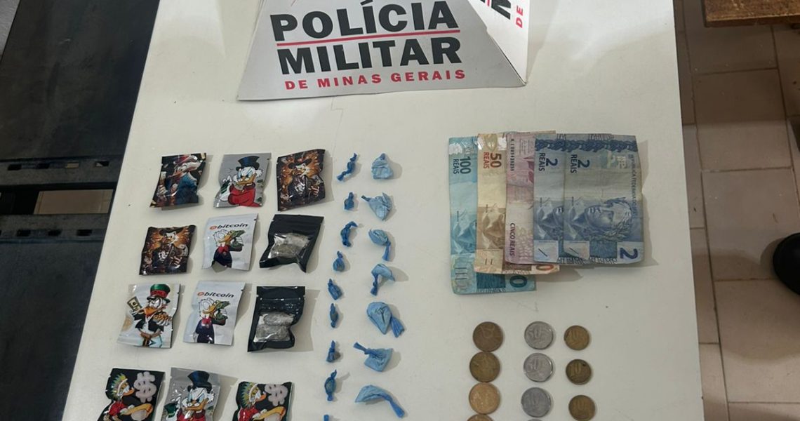 Autor monitorado por tornozeleira  é preso por tráfico em Barão do Monte Alto