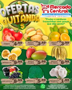 Hortifruti do Mercado Central nesta quarta e quinta feira