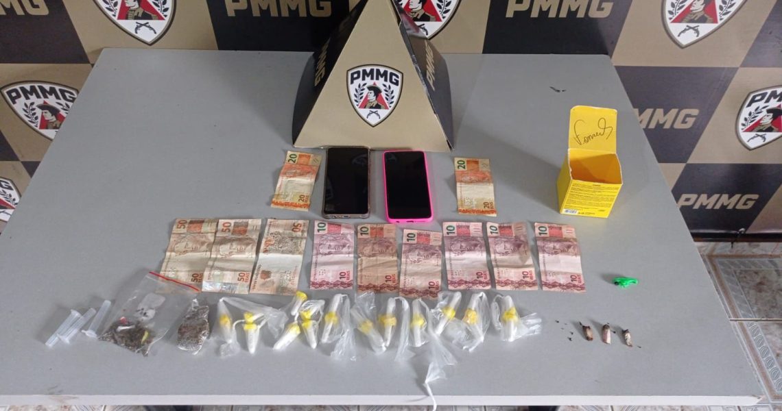 PM Realiza operação contra o tráfico de drogas e prende 3 pessoas em Divino Mg