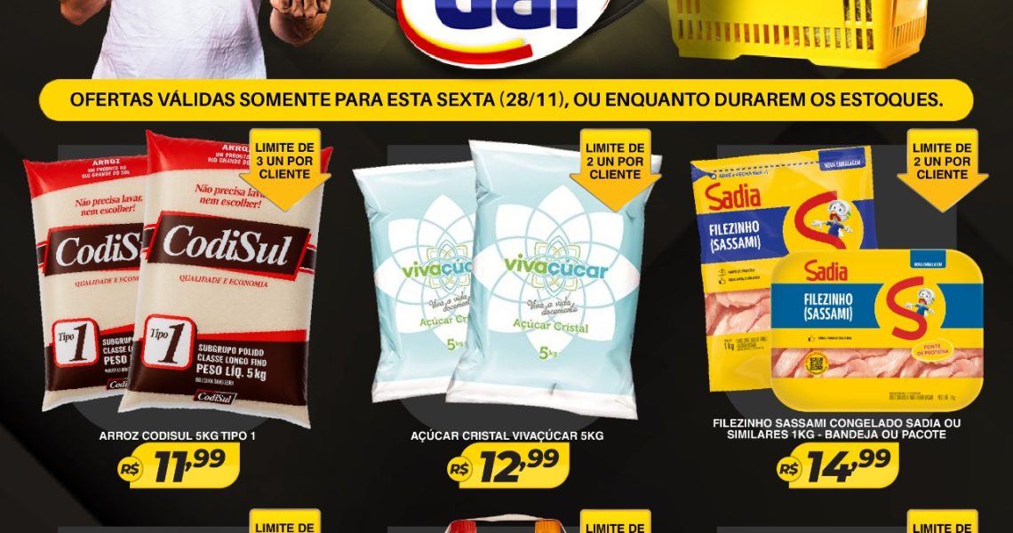 Black Friday no Mercado Central nesta sexta feira! Confiram nossas ofertas!