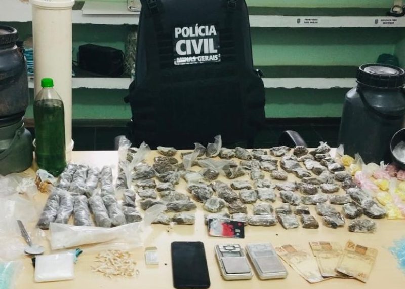 *Polícia Civil apreende grande quantidade de drogas em Miradouro
