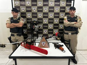 Equipe da Patrulha Rural recupera maquinário agrícola furtado e prende dois autores em Muriaé