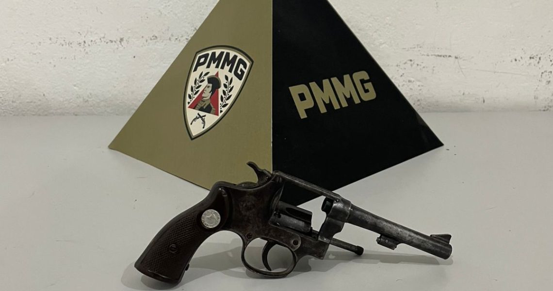 PM realiza prisão e apreensão de arma de fogo em Pedra Dourada Mg
