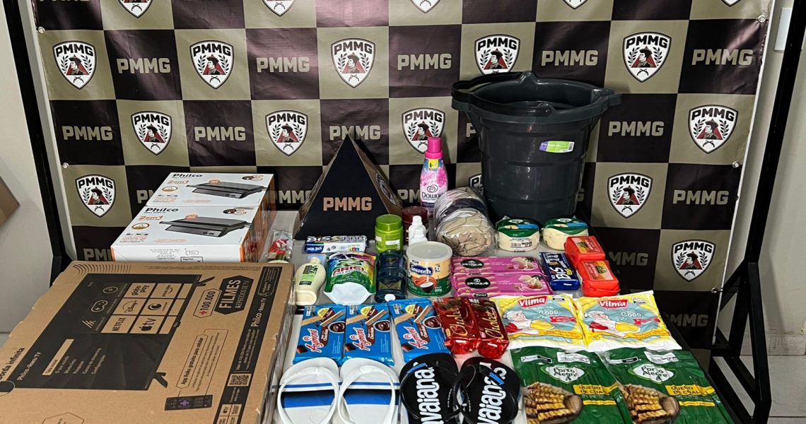 PMMG prende trio vindo de Juiz de Fora e recupera veículo carregado com produtos furtados no comércio de Muriaé