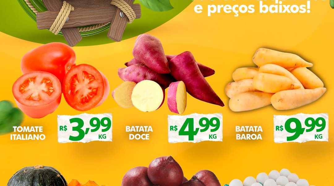 Ofertas da Feira e Ofertas da semana é no Mercado Central de Miradouro