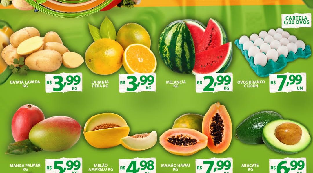 Hortifruti do Mercado Central nesta quarta e quinta feira