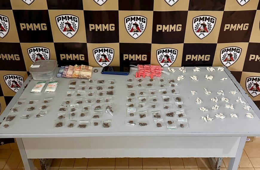 PMMG realiza ação contra o Tráfico de drogas em Miradouro Mg