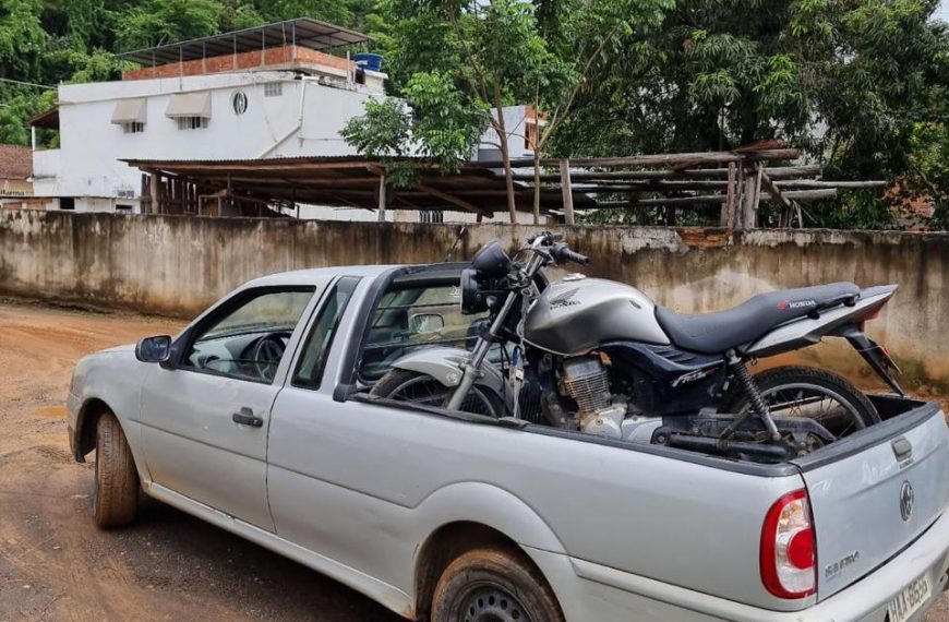 PM recupera motocicleta furtada em Miradouro Mg