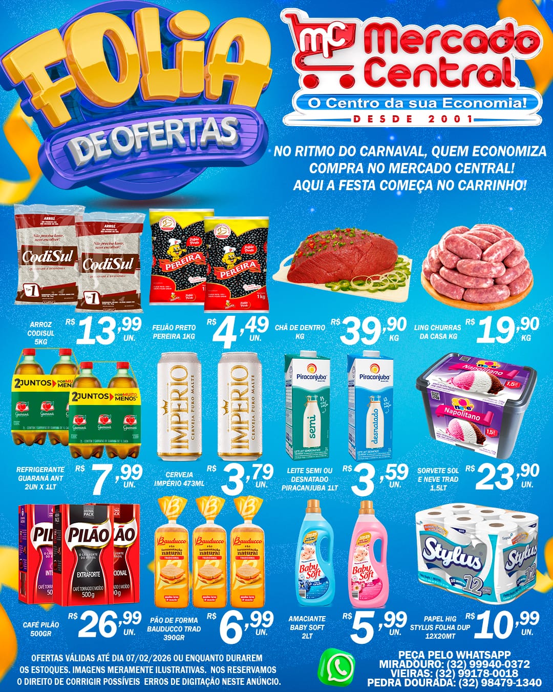 Folia de Ofertas no Mercado Central de Miradouro