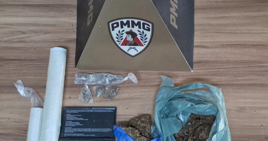 PMMG registra ocorrência de lesão corporal e apreende drogas no bairro Planalto em Muriaé