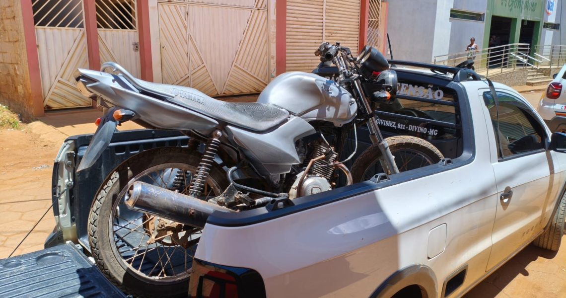 PMMG Recupera Motocicleta Furtada em Bom Jesus do Divino