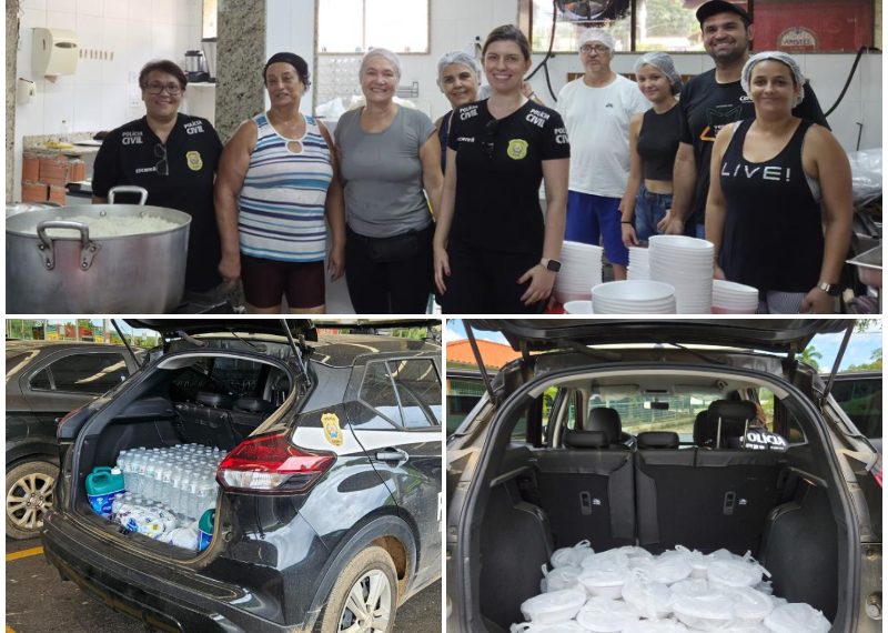 Polícia Civil integra força-tarefa após enchentes em Ubá