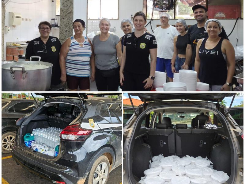 Polícia Civil integra força-tarefa após enchentes em Ubá