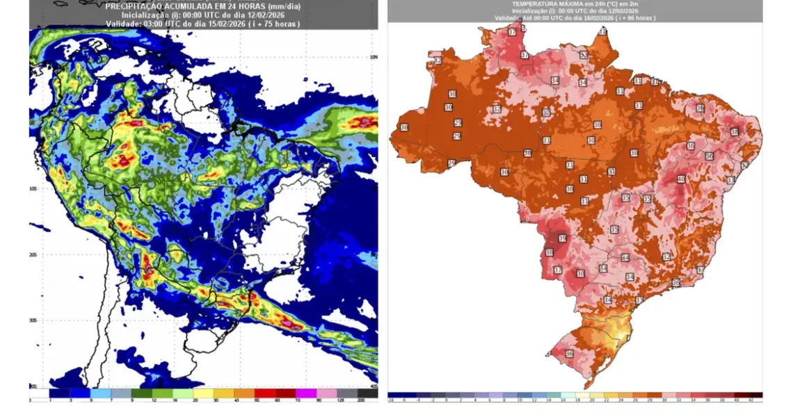 Carnaval terá chuva e calor em boa parte do país