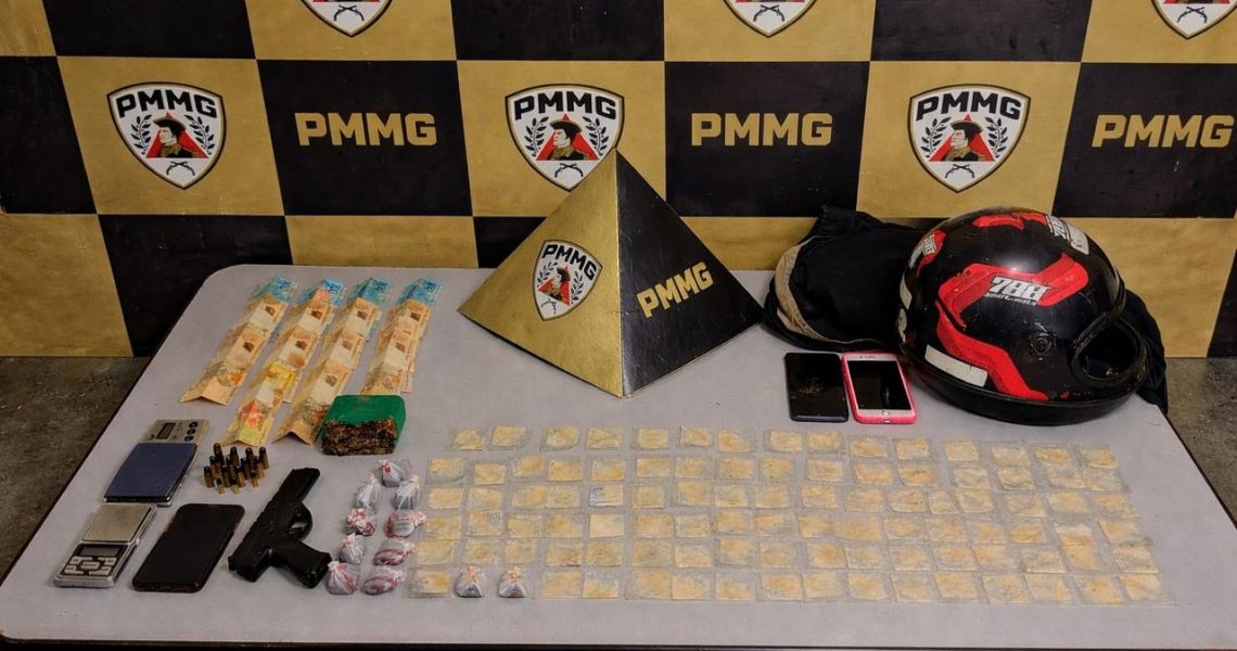 Homem é preso com mais de 4 mil pinos de cocaína em Leopoldina*