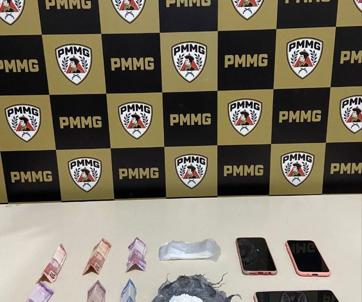 PMMG prende três suspeitos por tráfico de drogas durante abordagem a táxi em Carangola