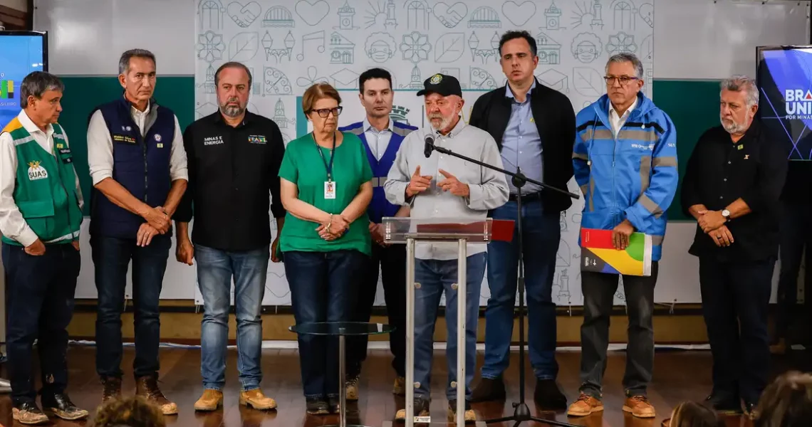 Financiamentos a desabrigados em Minas seguirão modelo do RS, diz Lula