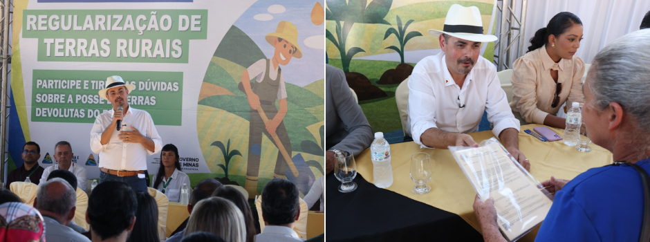 Governo de Minas entrega títulos de regularização de propriedade rural a 140 famílias em Serra Azul de Minas