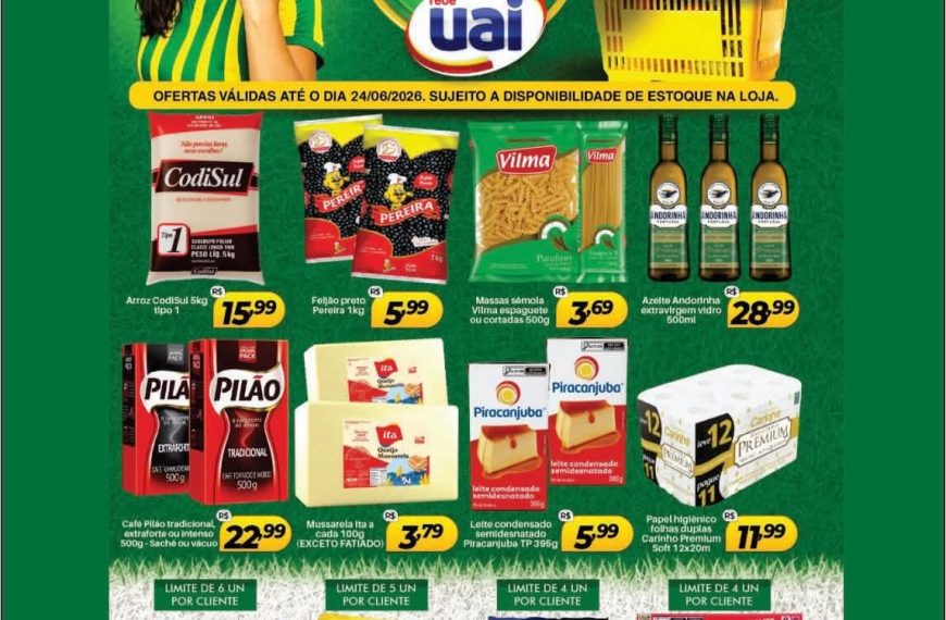 Fecha mês é no Mercado Central de Miradouro!! Uma goleada de preços baixos!
