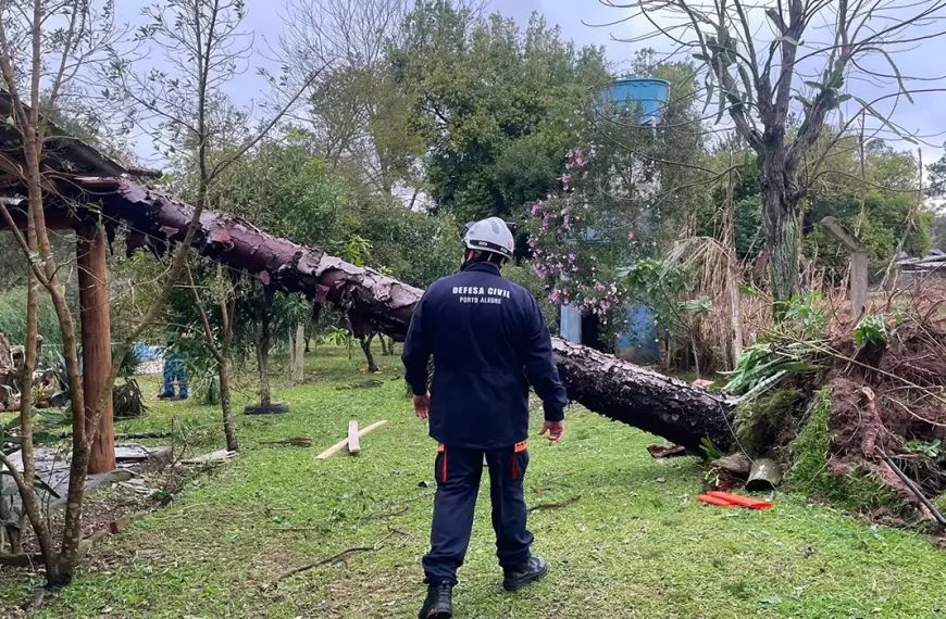 Sul, Sudeste e Centro-Oeste têm alerta para tempestades e vendavais