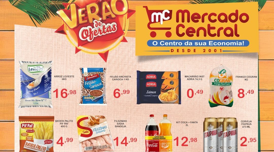 Fim de semana de ofertas é no Supermercado Central