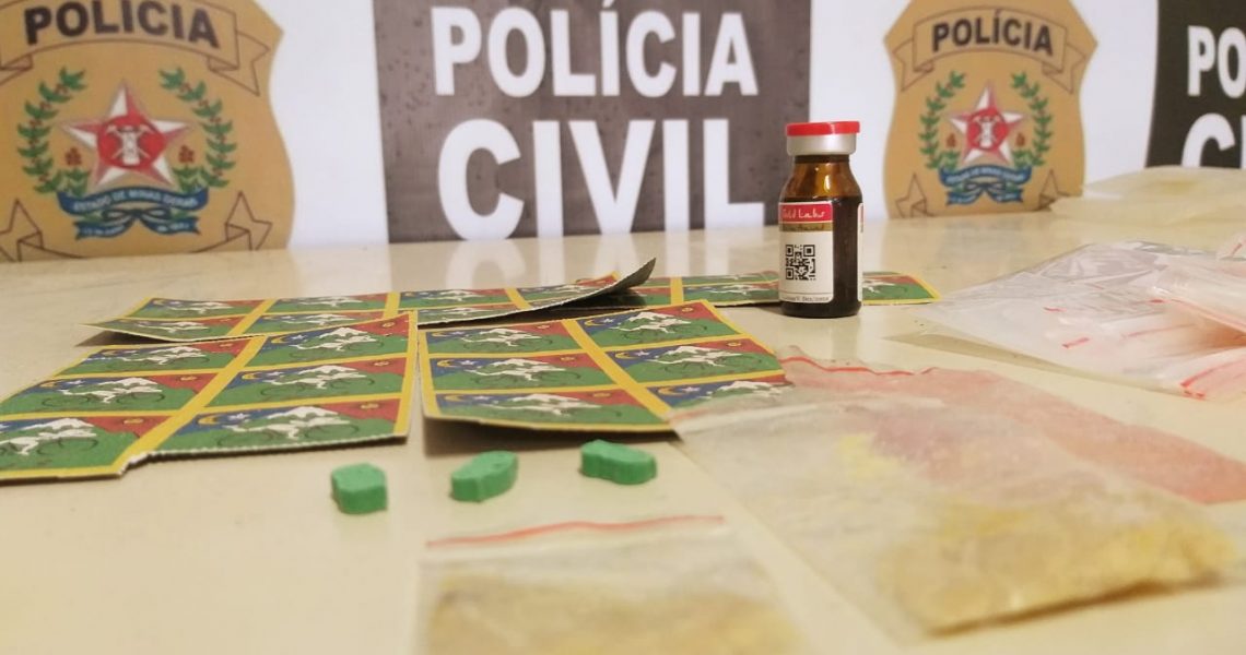PCMG apreende mais de 630 pontos de LSD em Juiz de Fora