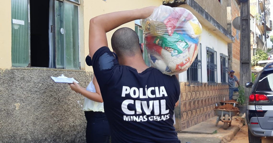 Assistência Social em parceria com a PC realizam entrega de cestas básicas para desabrigados da chuva em Miradouro