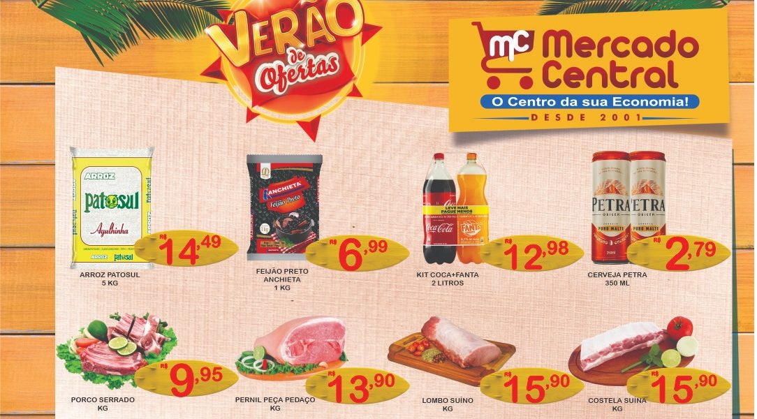 Fim de semana de ofertas é no Mercado Central