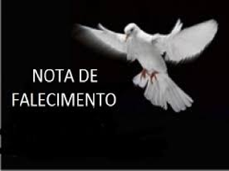 Nota de falecimento: Noticiamos com pesar o falecimento de Adélia Ubelina Gomes