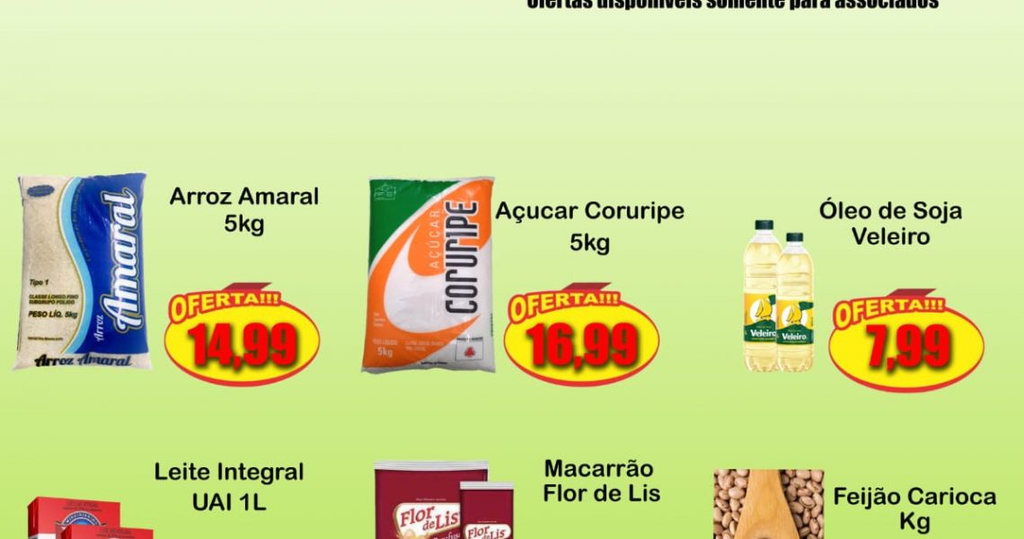 Compra dos associados do mês de Fevereiro já está liberada na Feira Livre do Amigão