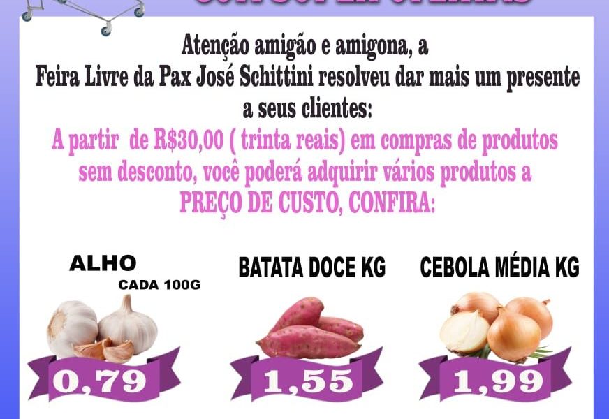 Terça,Quarta e Quinta com Super Ofertas na Feira Livre do Amigão