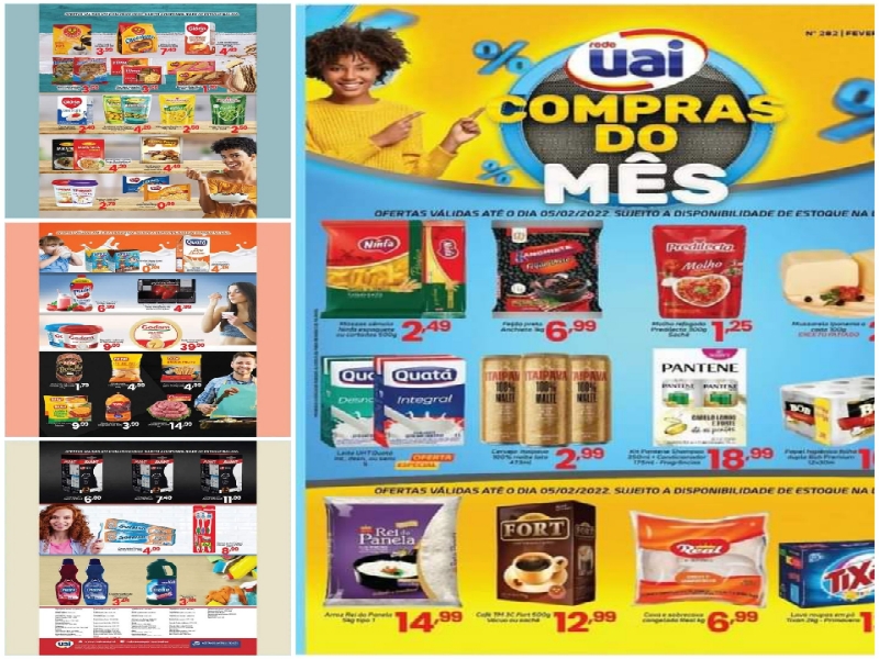 O encarte do mês de Fevereiro já está liberado no Mercado Central