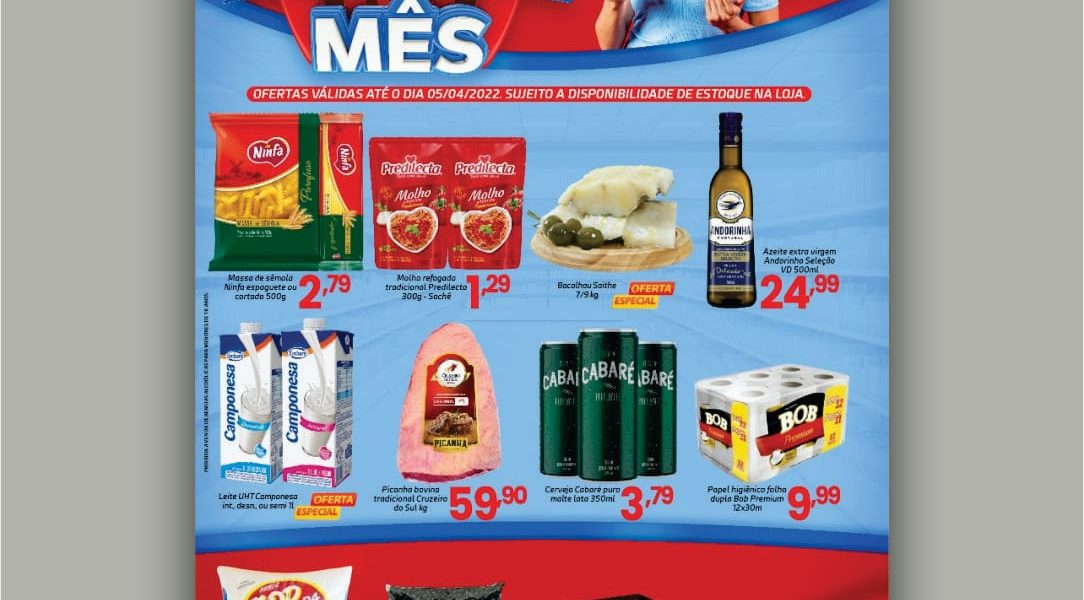 O encarte do mês já está liberado no Mercado Central