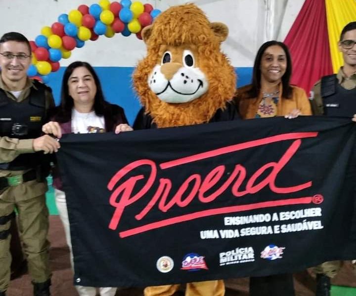 A formatura do Proerd – Programa Educacional de Resistência às Drogas