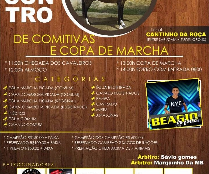 1° Encontro de Comitiva e Copa de Marcha