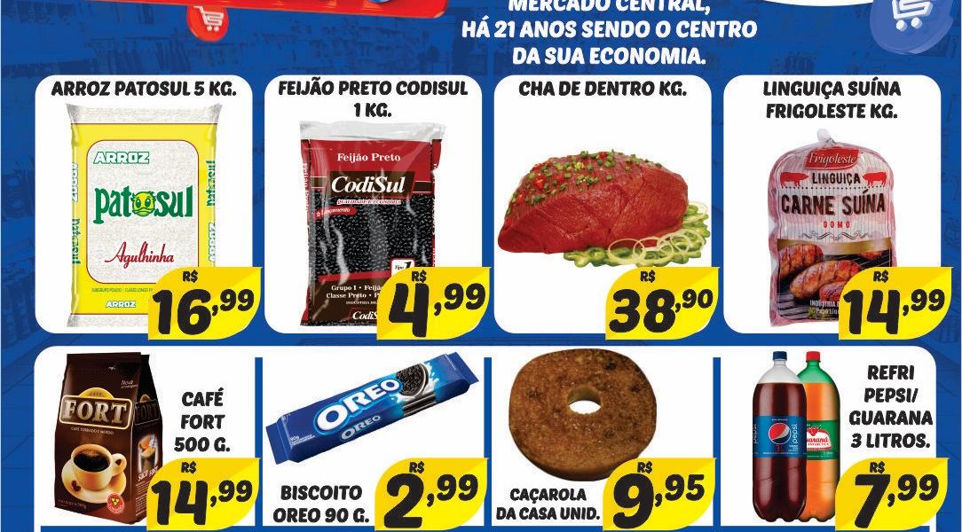 Ofertas de Agosto no Mercado Central