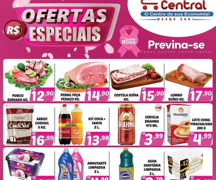 Ofertas especiais no Mercado Central de Miradouro