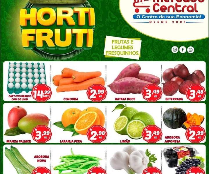Miradouro: Confira as nossas ofertas do Hortifruti no Mercado Central