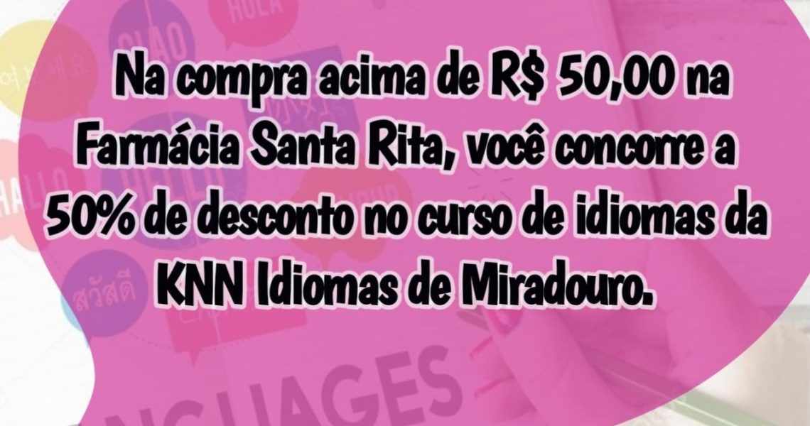 Tá Rolando promoção na Farmácia Santa Rita