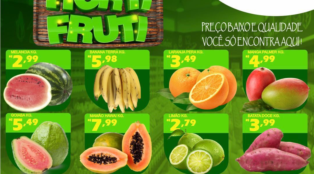 Hortifruti do Mercado Central nesta quarta e quinta feira