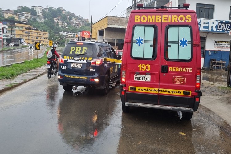 Idoso é atropelado no trecho urbano da BR-116 e motorista se evade do local