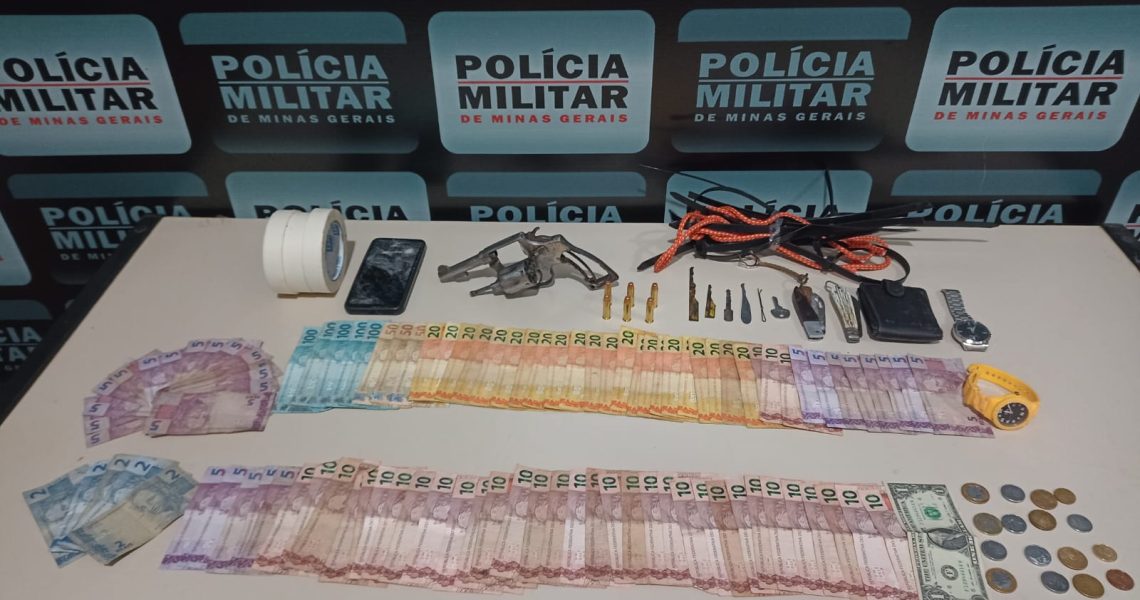 Criminosos assaltam estabelecimento comercial no Distrito de Alvorada Mg